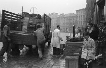Prodej zeleniny, Olomouc, 1958